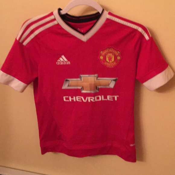 Adidas Manchester United Soccer Jersey Youth Large - Picture 1 of 4